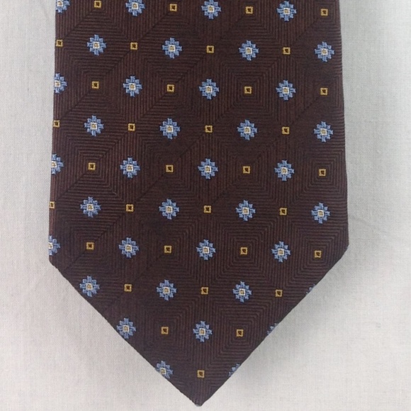 Brooks Brothers Other - Brooks Brothers Brown Multi-Color Silk 58" x 3.75